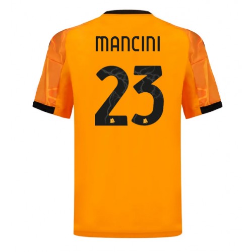 AS Roma Gianluca Mancini #23 Udebanetrøje 2025-26 Kortærmet